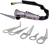 Vista 1 de Jitterbug Removedor de parabrisas neumático de aire, cuchillo de corte de aire, cortador de sellador de ventana neumático, cuchillas de corte