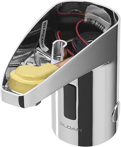 Miniatura 5 de Sloan Optima EAF-350 - Grifo sin contacto activado por sensor, grado comercial con accesorios de montaje, 0.5 GPM, cuerpo medio montado en la