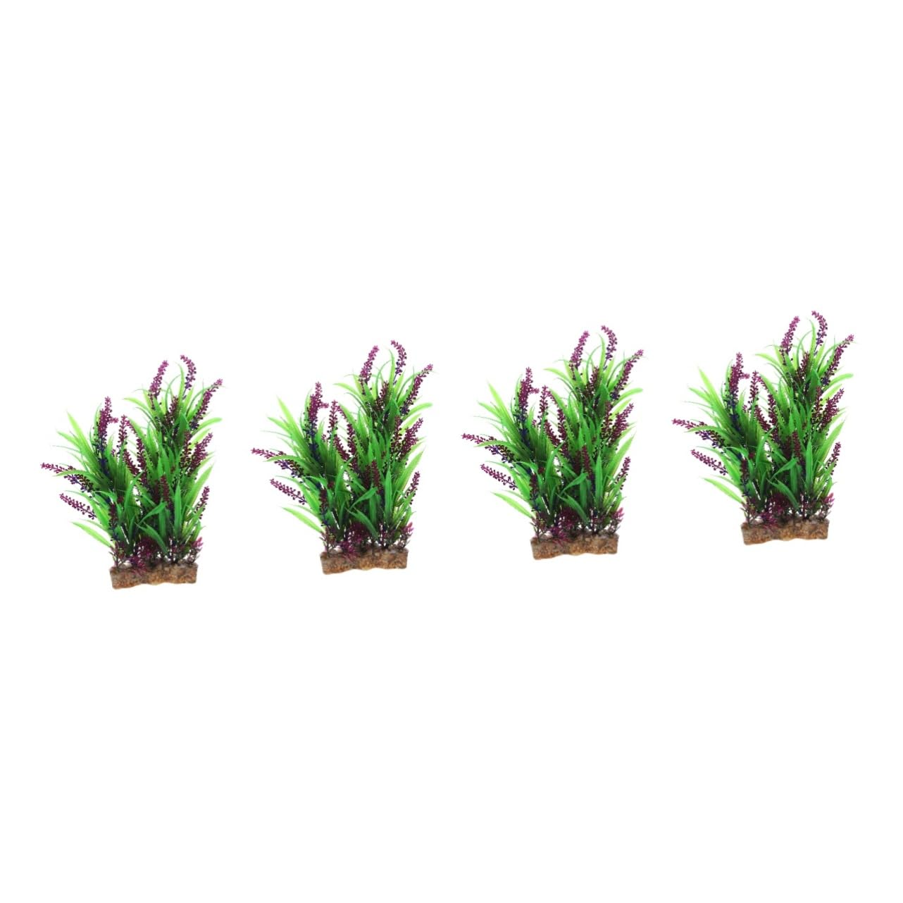 Toddmomy 4pièces Plantes Artificielles pour Aquarium Décoration Naturelle Simulation De Plantes Aquatiques Accessoire pour Réservoir De Poissons Style Et Chic