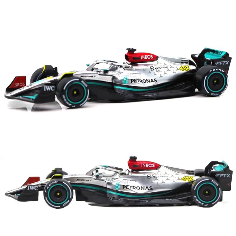 Amazon.com: Xiangtat 1:43 2022 F1 AMG W13 NO. #44 Lewis