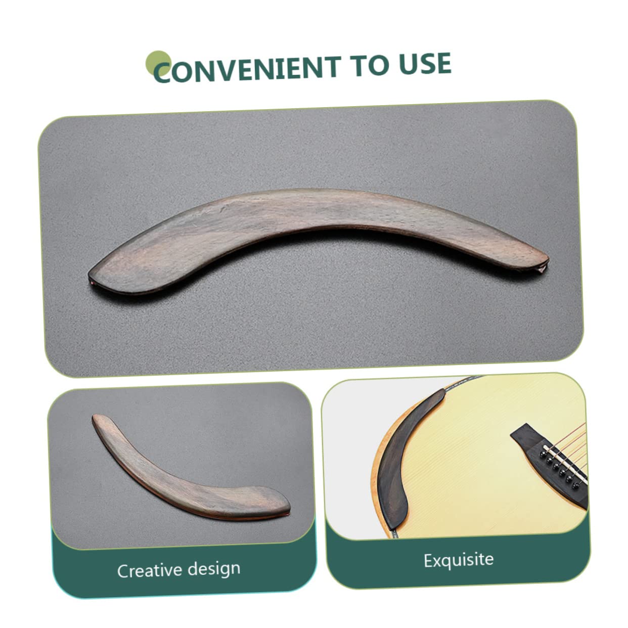 ibasenice 4kawałki Guitar Armrest Support z Drewna Trwały Uchwyt Rękę Do Gitary Akustycznej Łatwy Instalacji Ergonomiczny Design Do Doskonałej Gry Gitarze