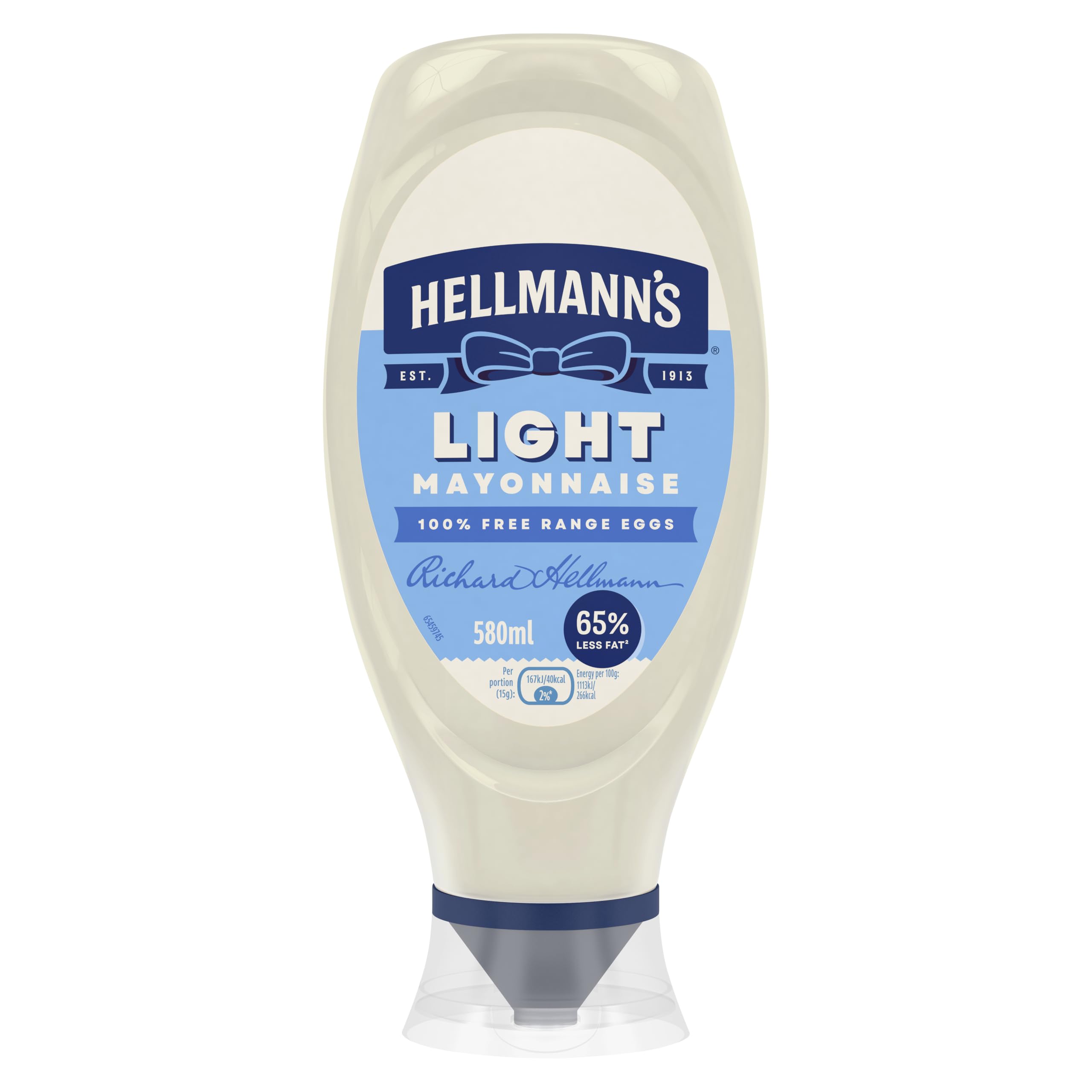 Hellmann's Light Squeezy Mayonnaise 580ml