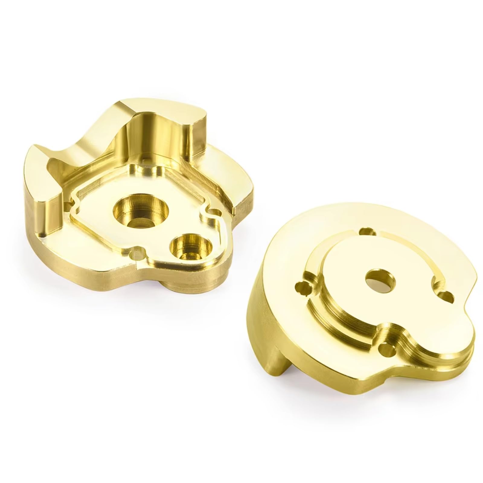 Pour Axial UTB18 Pour Capra 1/18 2 Couvercles De Portillons Extérieurs En Laiton Pour Modèles Réduits Pour Buggy RC Accessoires De Mise À Niveau Composants Crawlers Rc