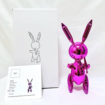 Amazon.co.jp: 限定500体 ジェフクーンズ JEFF KOONS ラビット : おもちゃ
