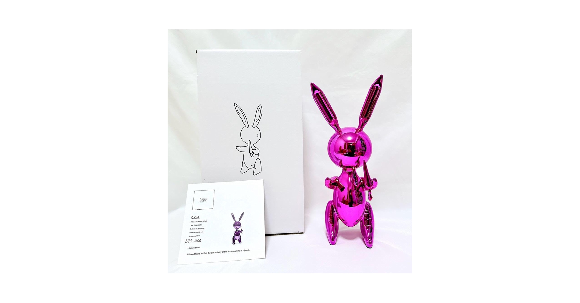 JEFF KOONS ジェフクーンズ　ラビット　青 バルーン・ラビット・バイオレット ジェフ・クーンズ