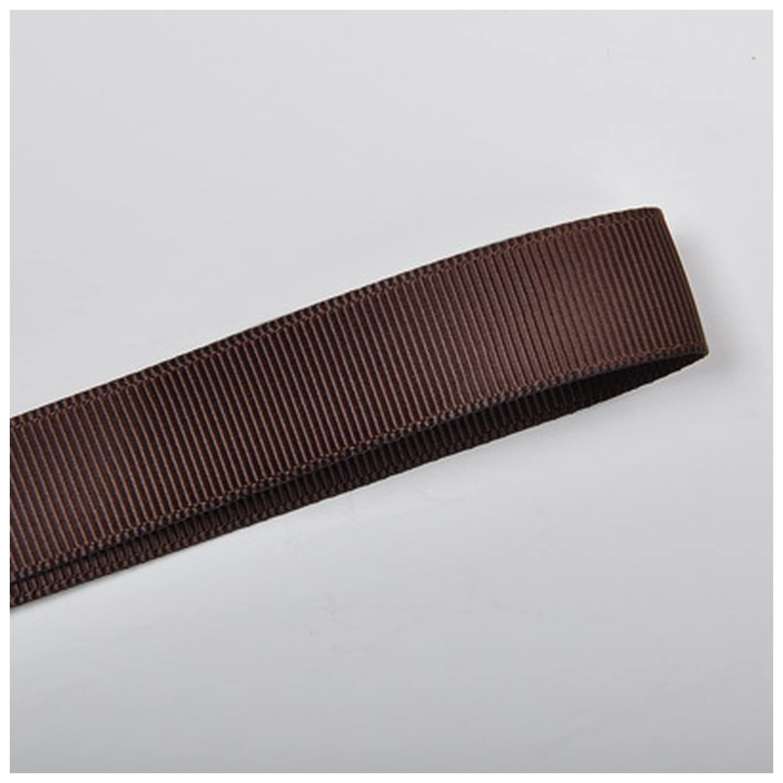 Cinta Marfil marrón Oscuro 25 28 32 38 mm 100 Yardas/Lote Grosgrain Cinta for Regalo DIY Vestido Decoración de Boda Cintas de Envoltura de Arte Cintas(Black Coffee 855,28mm)
