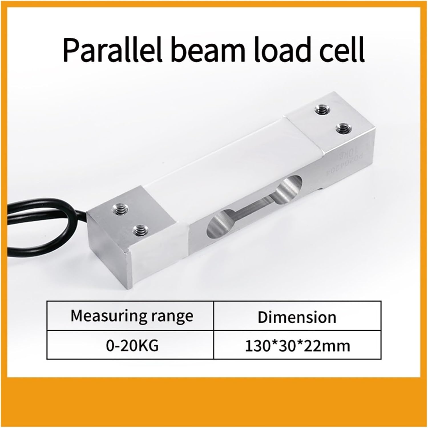 Load Cell Scale Sensor HX711 AD Module Weight Electronic Beam Type 6KG 10KG 20KG 40KG 80KG(Range 0-20KG)