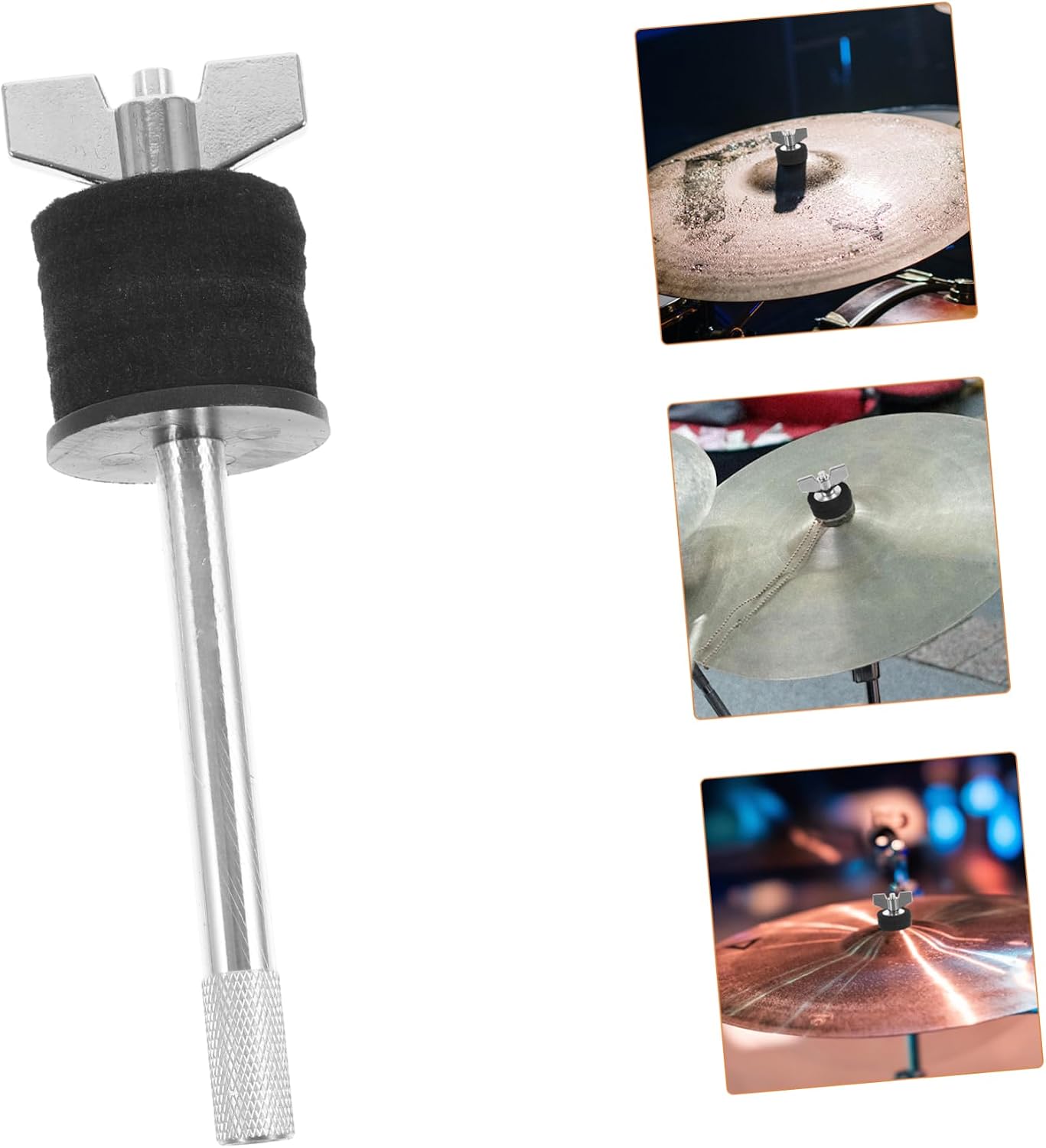 Toddmomy Cymbal Stacker Holder Adjustable Double-Layer Cymbal Mount Extension Arm for Drum Hardware Compatible Most
