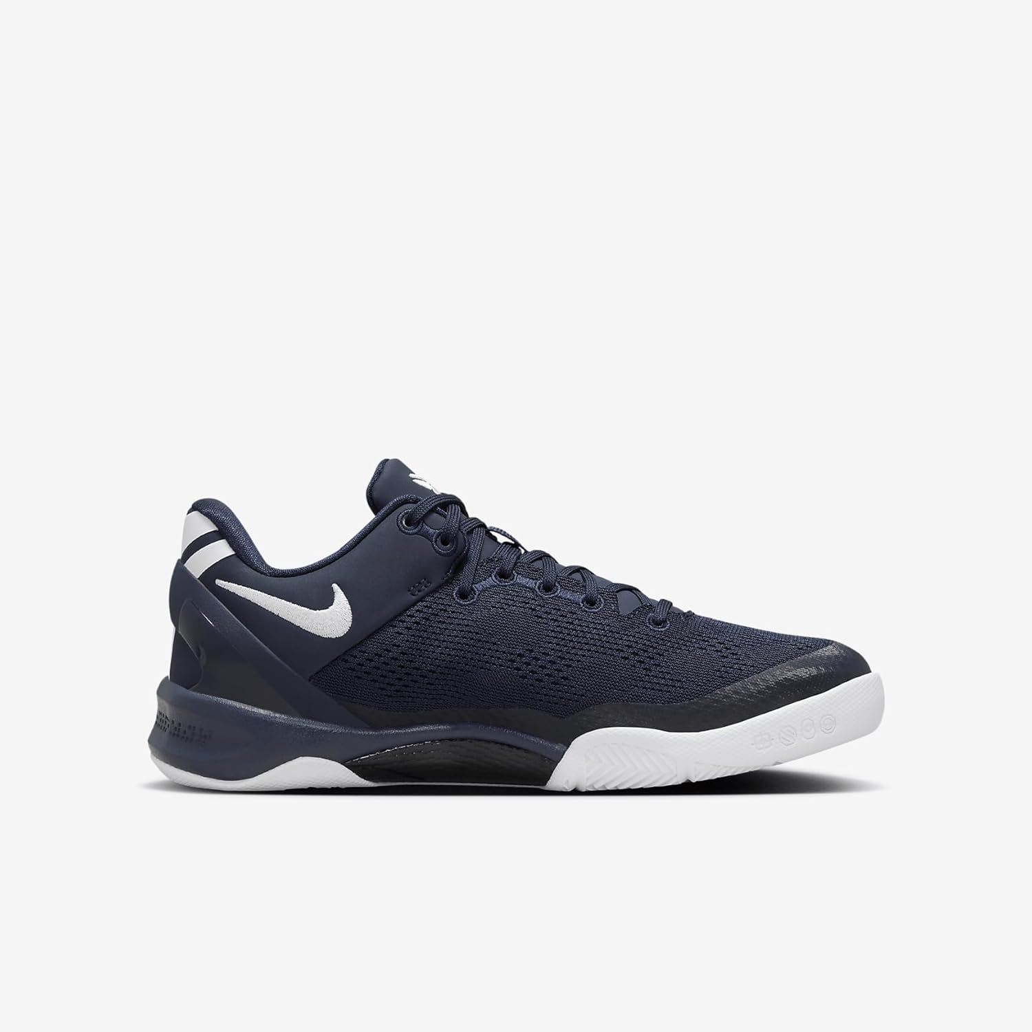 Nike Kobe 8 Big Kids' Basketball Shoes (FN0266-400, College Navy/College Navy/White) - Image 3