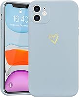 Vista 8 de Funda para iPhone 11, bonita funda delgada a prueba de golpes con soporte de carga inalámbrica y protección, verde