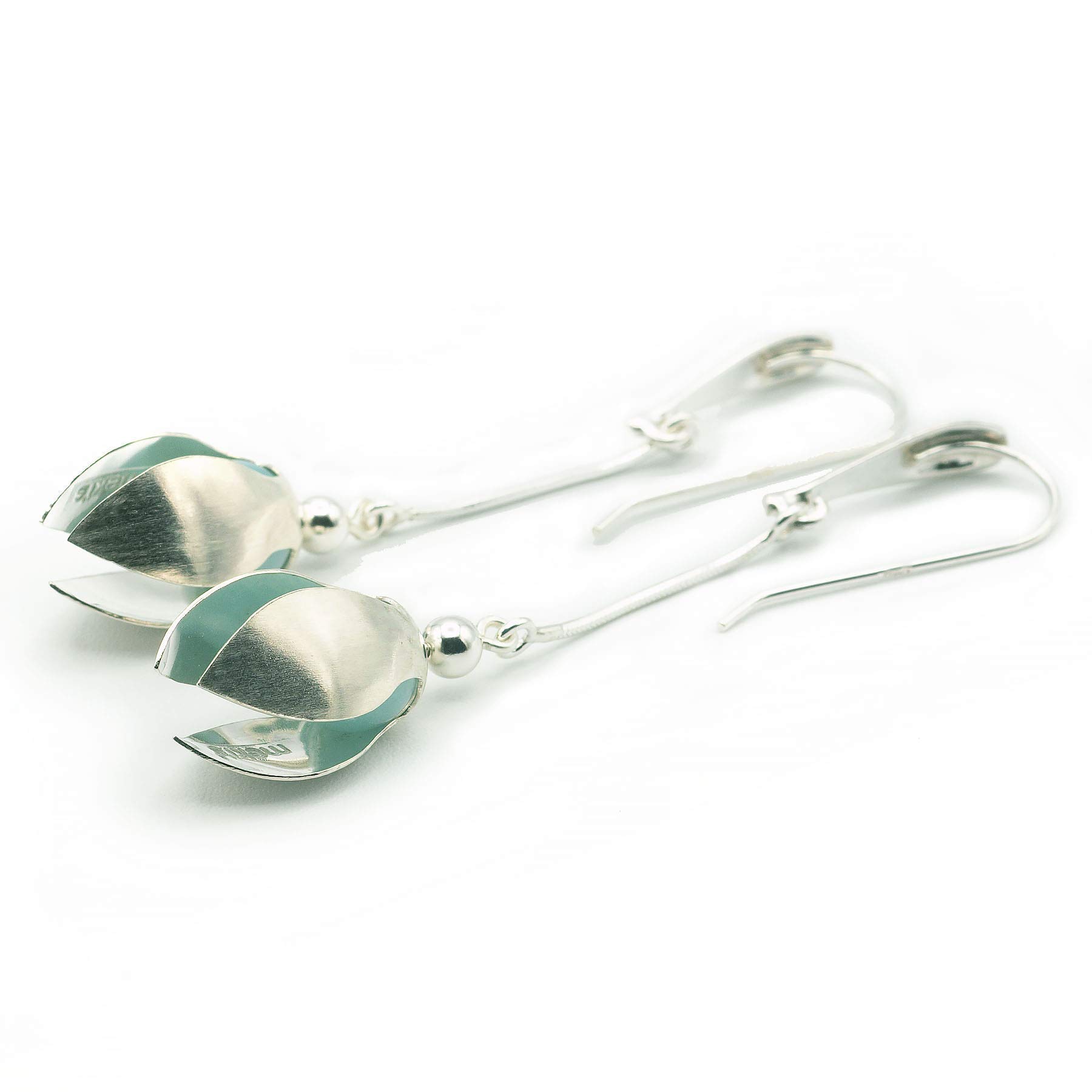 Pendientes con Amazonita y Plata 925