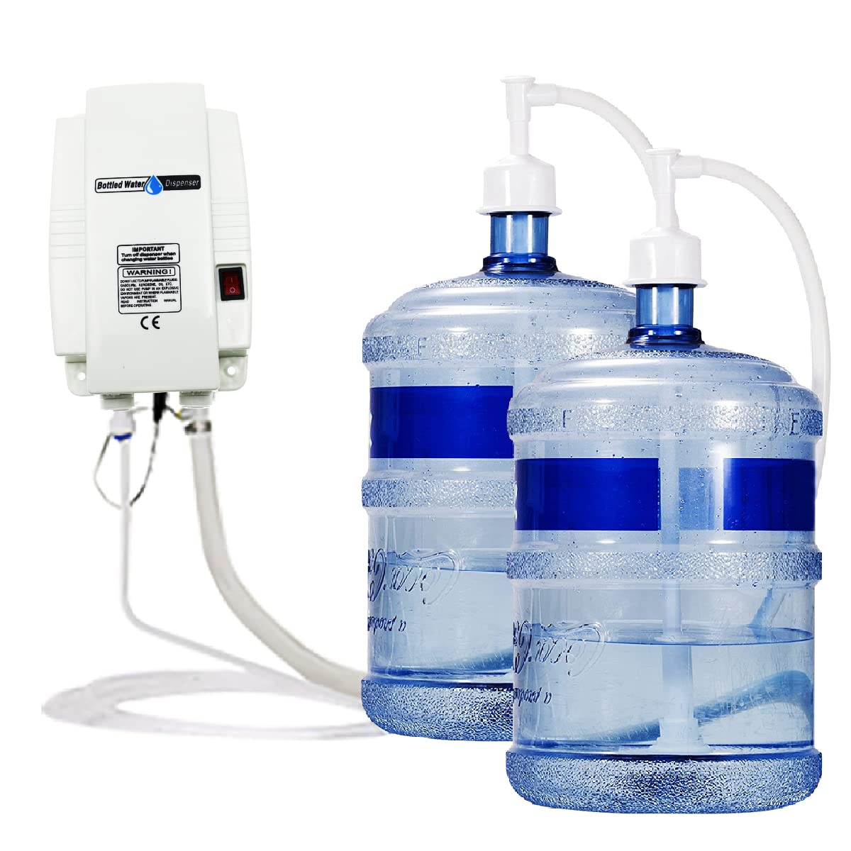 AOUP 110V 20ft Double Flow Bottled Water Dispensing Pump System Water