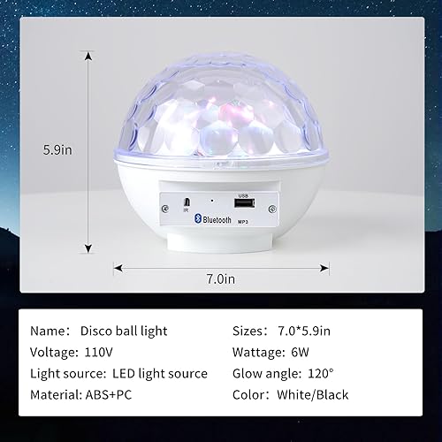 Miniatura 4 de Proyector OVNI, iluminación de nebulosa Aurora giratoria de 360, luz nocturna con control remoto y control de sonido, proyector de luz nocturna para