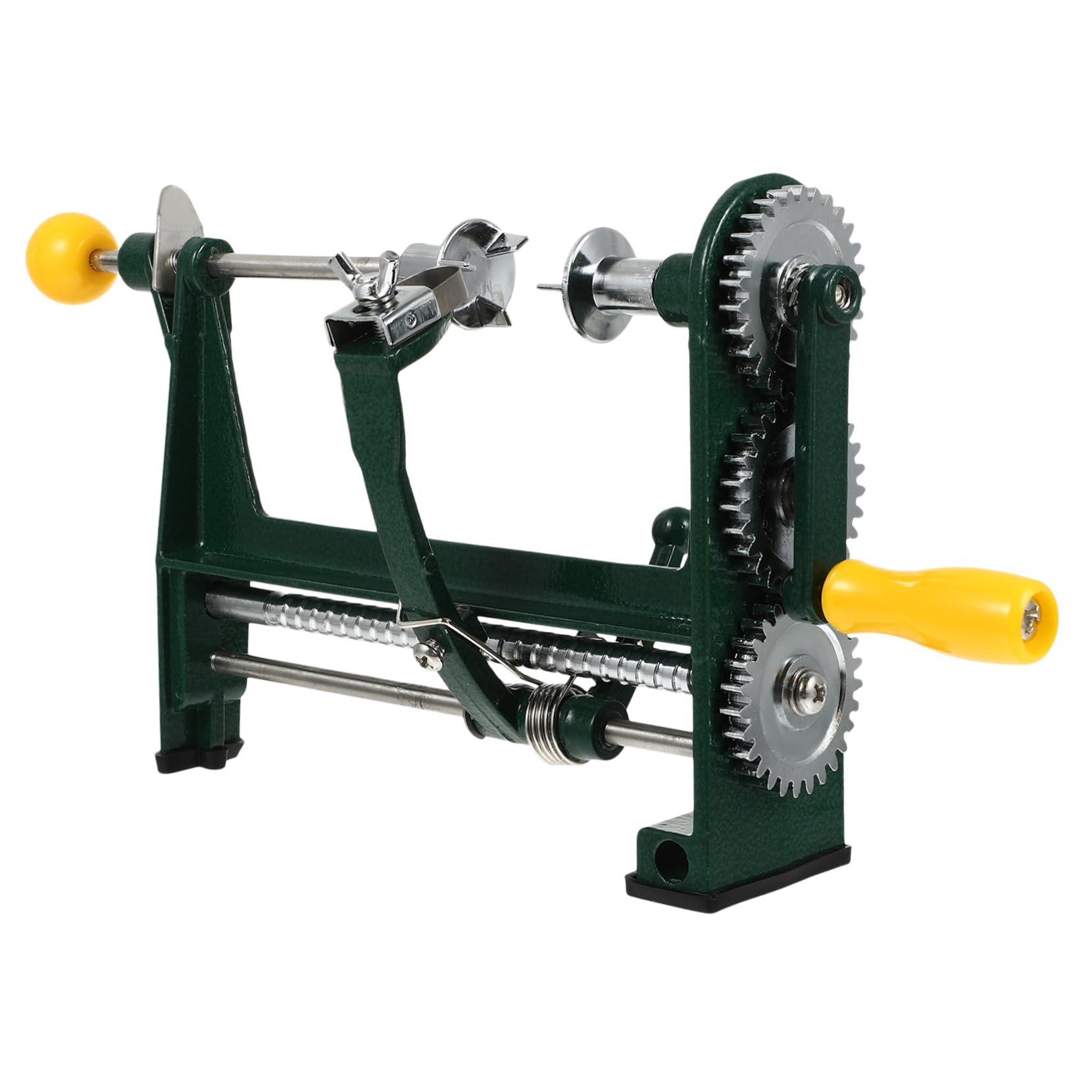 STOBAZA Machine à Éplucher Multifonction Éplucheur Trois Pratique Cuisine Noir en Alliage D'aluminium Entailles Dentelées et Rainures pour Fruits