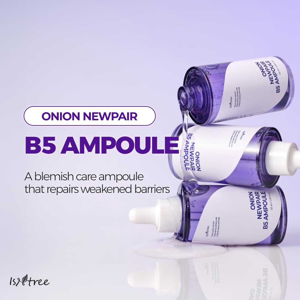 ISNTREE Onion Newpair B5 Ampoule 50ml, 1.69 fl.oz | Blemish and calming care | Mild and watery Formula - Image 2