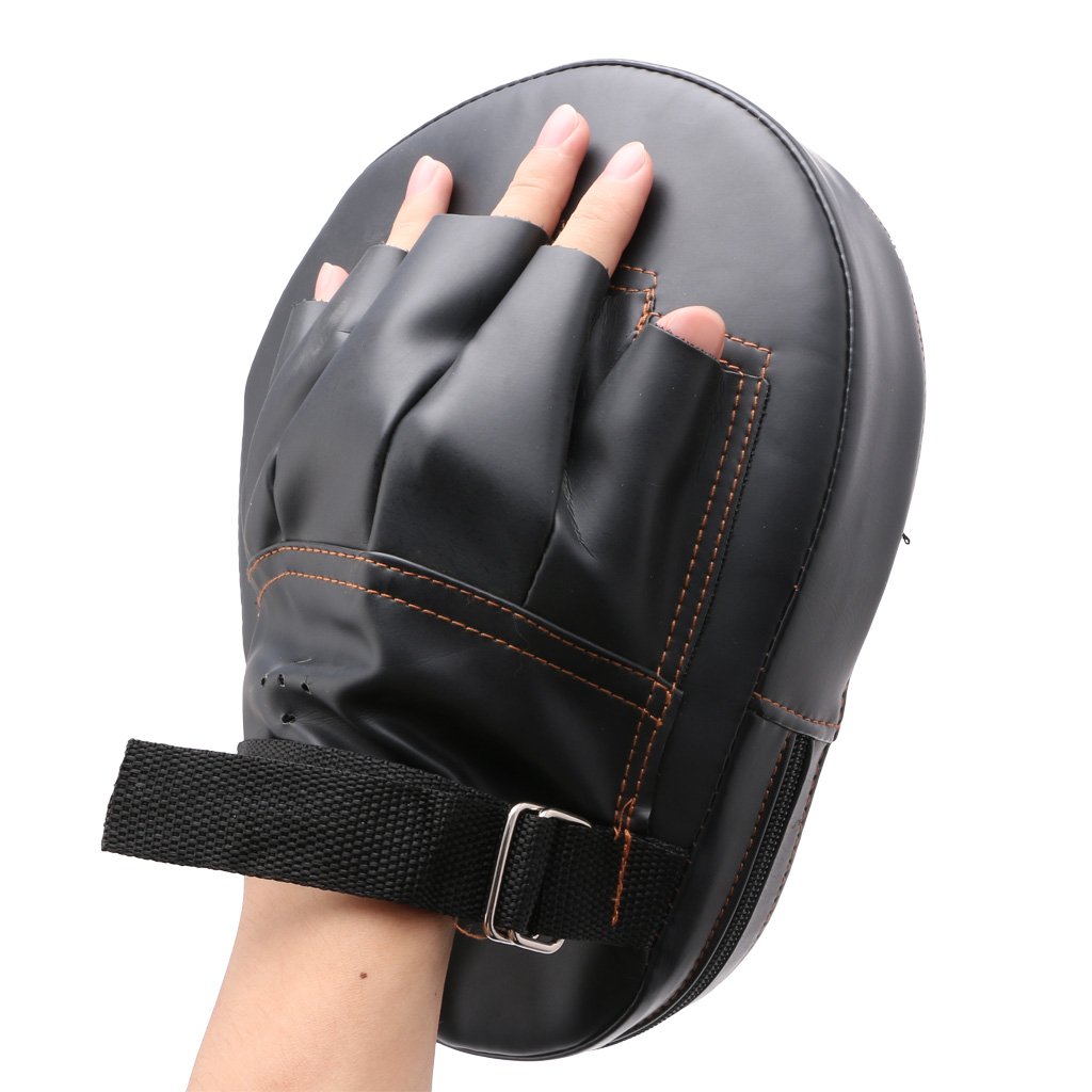 MAXSTRENGTH® Guantoni Da Boxe In Pelle Grana – Ideali Per Sacco, Allenamento, Muay Thai E MMA (6-16oz)