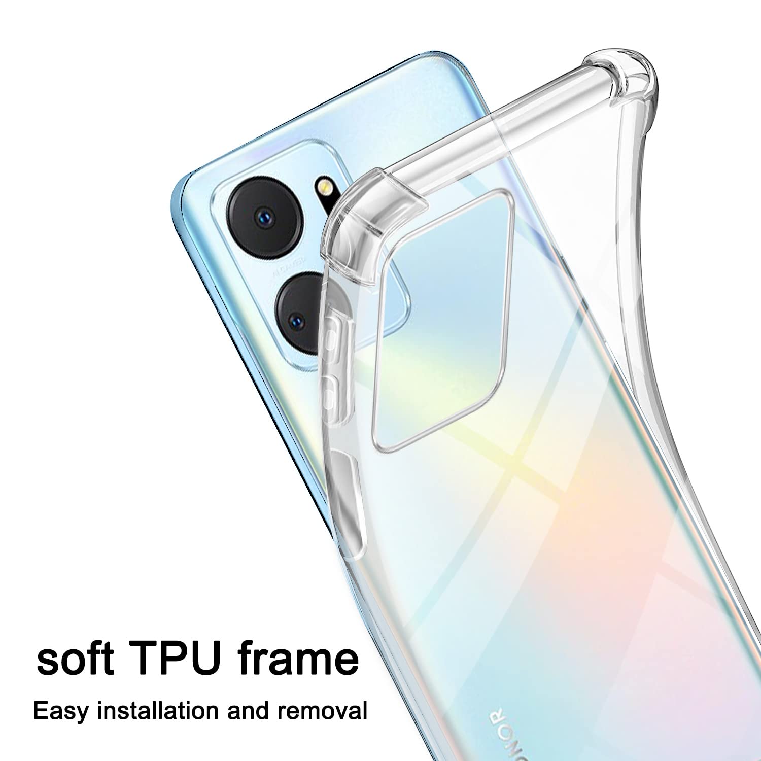 Coque Avec Cordon Pour Honor 400 Pro 5G – Protection Renforcée – Lanière Réglable – Transparente
