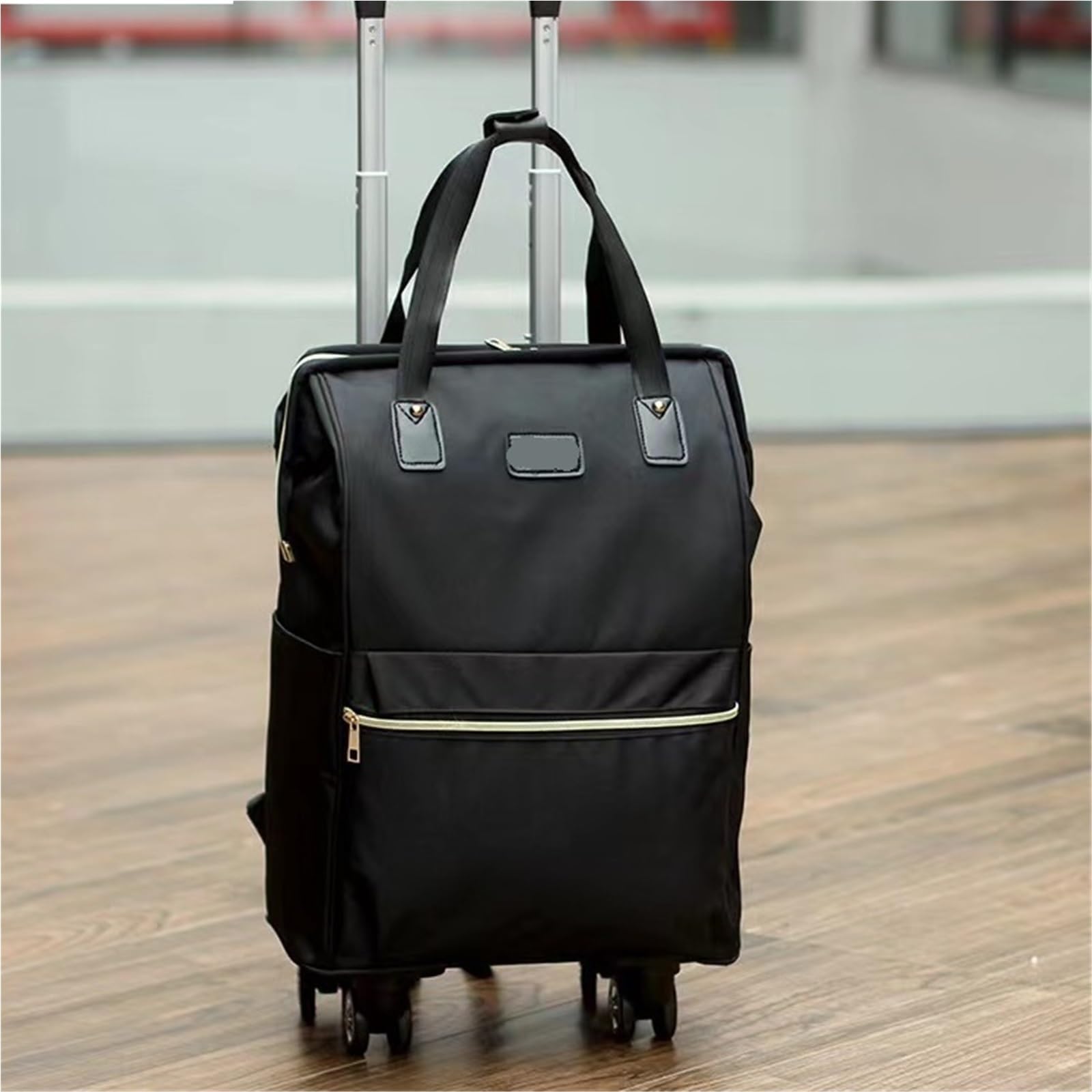 Bolsa De Viaje con Ruedas Bolsa de Viaje de Gran Capacidad for Mujer con 4 Ruedas, Mochila Oxford con Ruedas for Hombre, Bolsas de Viaje con Ruedas, Bolsa de Lona con Ruedas(Purple)