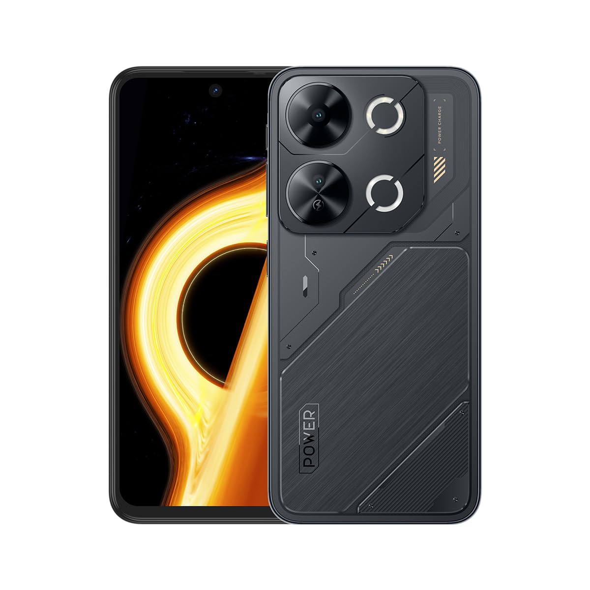 Smartphone Itel P65, 256GB+6+6GB RAM (Preto) Tela de 6,7