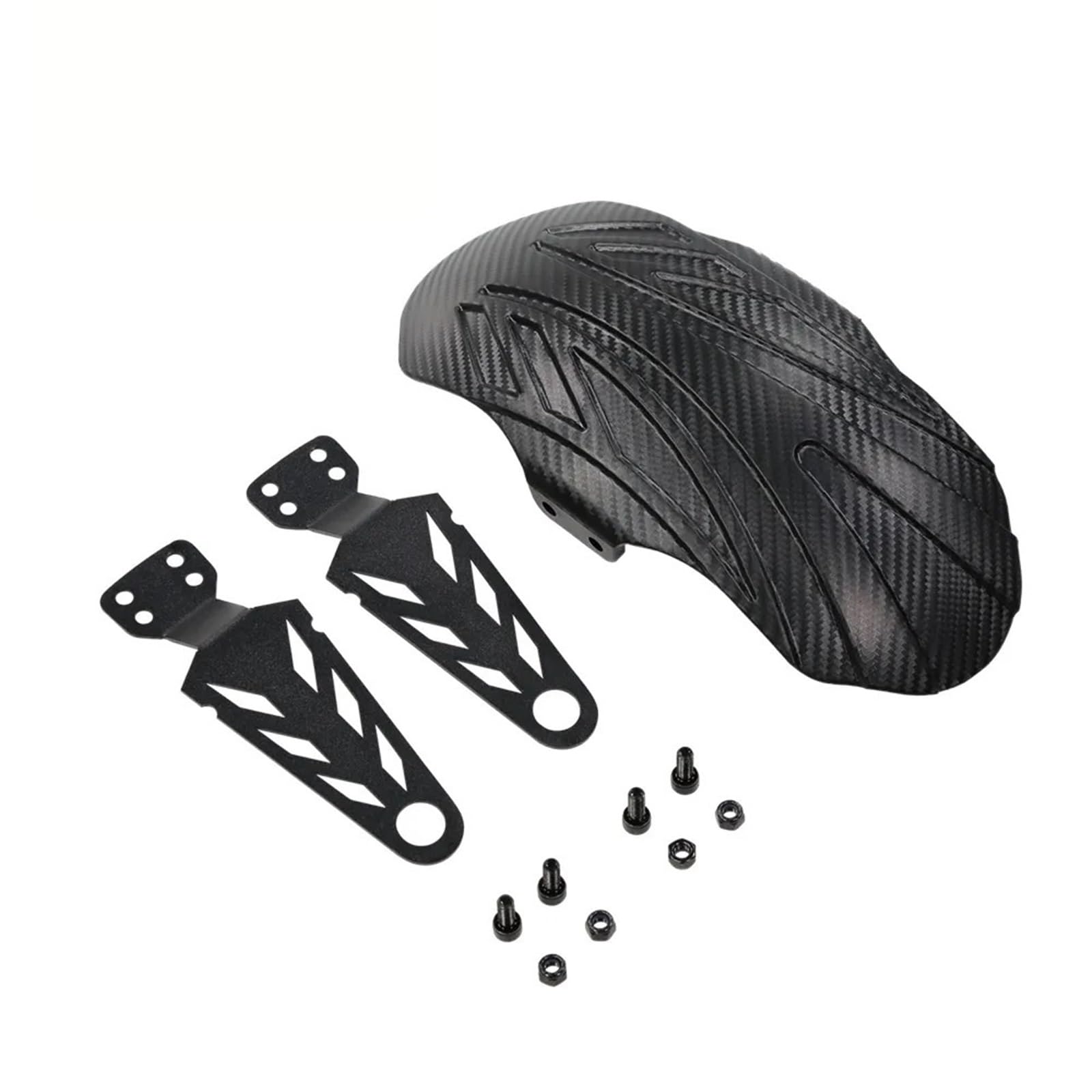 Garde-boue universel en fibre de carbone, for VSETT 10+, for MUKUTA 10 Plus, for ZERO 10X, for KAABO Mantis, aile de garde-boue de Scooter électrique de 10 pouces Garde-boue pour trottinette él