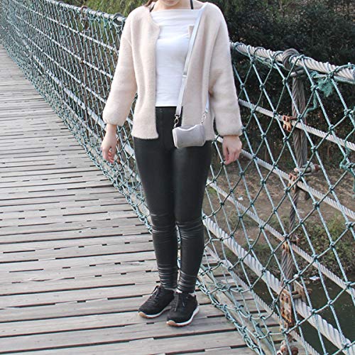 Dwarf Hamster Carrier Bag Portable Cylinder Warm Outdoor Bag with Adjustable Single Shoulder Strap (Grey) - Image 4