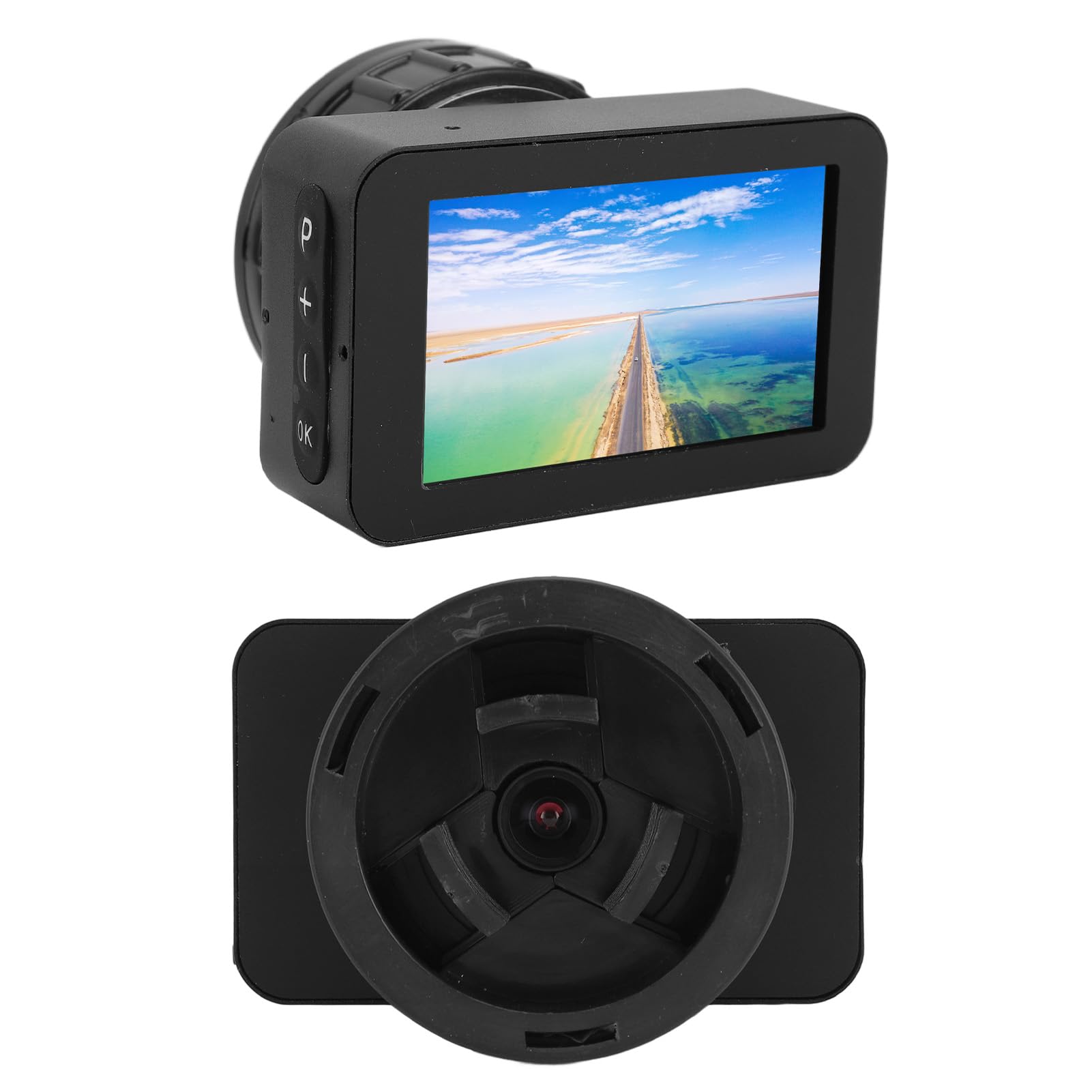Cámara Ocular Electrónica 4K con Pantalla LCD de 3 Pulgadas, Cámara Telescópica WiFi de 4MP para Observación Planetaria y de Aves, para Cámara Digital Telescópica de 22 Mm a 46