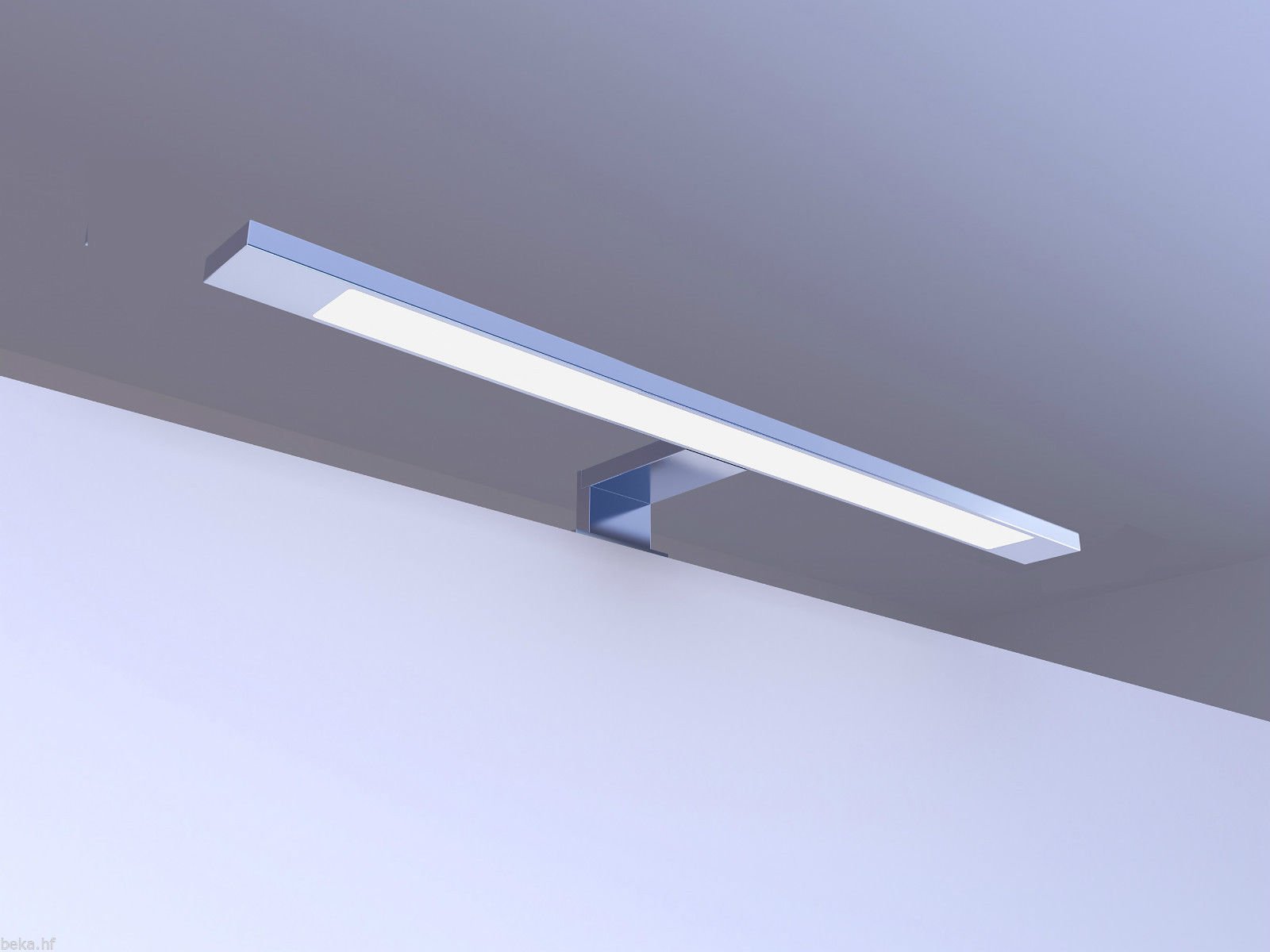 kalb | LED Badleuchte Badlampe Spiegellampe Spiegelleuchte Möbellampe 450mm Klemm