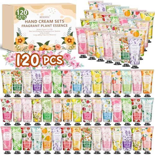 BESNEL 120 Pack Hand Cream Gift Set For Women, Teacher Appreciati...