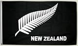 Flagge Neuseeland Feder All Blacks - 90 x 150 cm