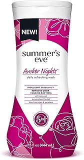 Summer's Eve Amber Nights Feminine Wash, PH-Balanced wash, 15 Fl Oz