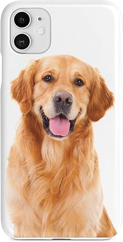 Vista 24 de Inspired Cases - Compatible con iPhone 13 Mini - Funda protectora con textura 3D para Apple iPhone 13 Mini - Golden Retriever