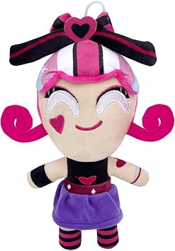 Super JAKES Shadow Milk Cookie Plush, Cookie Run Kingdom Plushies Pillow for Game Fans,Stuffed Figure Doll Birthday for Boys Girls Shining Glitter