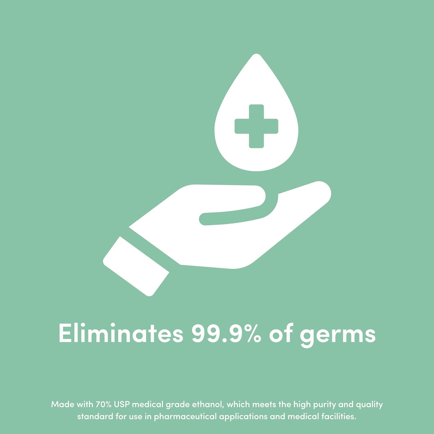 Clean Revolution Liquid Gel Hand Sanitizer, 128 Fl. Oz Refill Supply Container| Eliminates 99.9% of Germs | Gentle & Aloe Enriched | 70% USP Medical Grade Ethanol, Medical Facility Compliant - Image 4