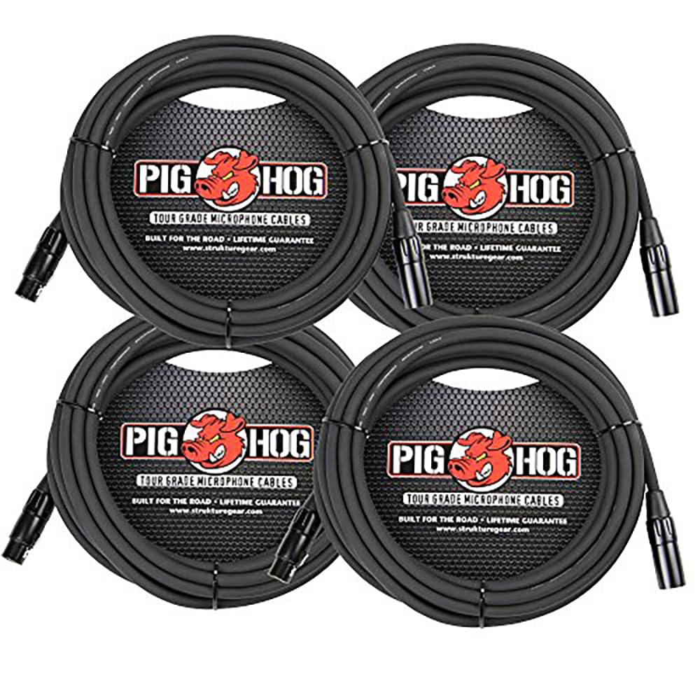 Amazon.com: Pig Hog 8mm Mic Cable, 20ft XLR Tour Grade Microphone