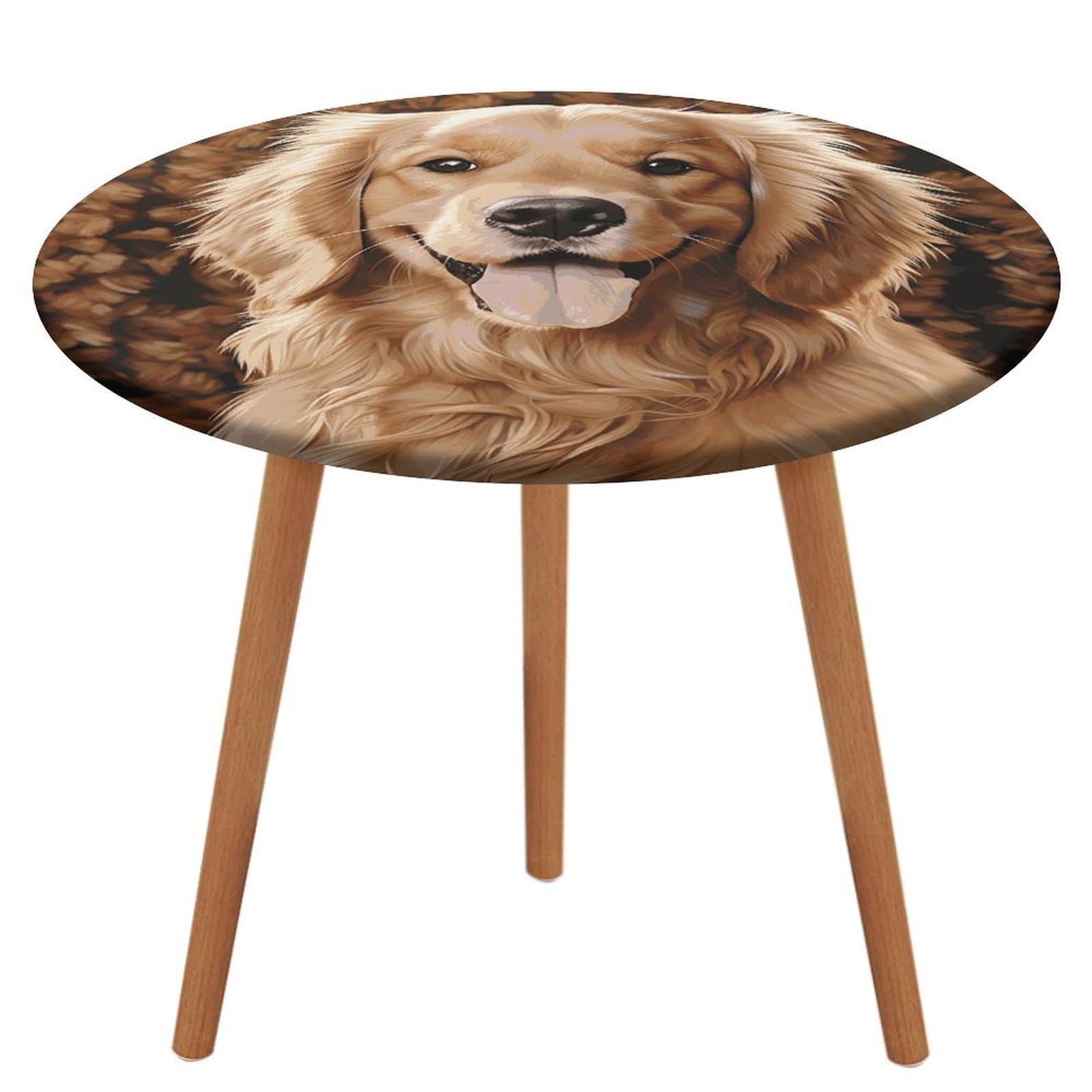Nappe ronde ajustée anti-vent et imperméable pour table