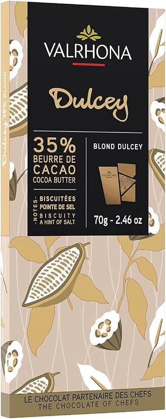 Sweet tablet 35% 70 g - Valrhona