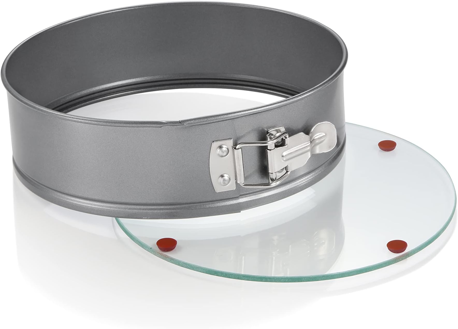 Tescoma Delicia Opening Cake tin ø 24 cm, with Glass Bottom, Metal