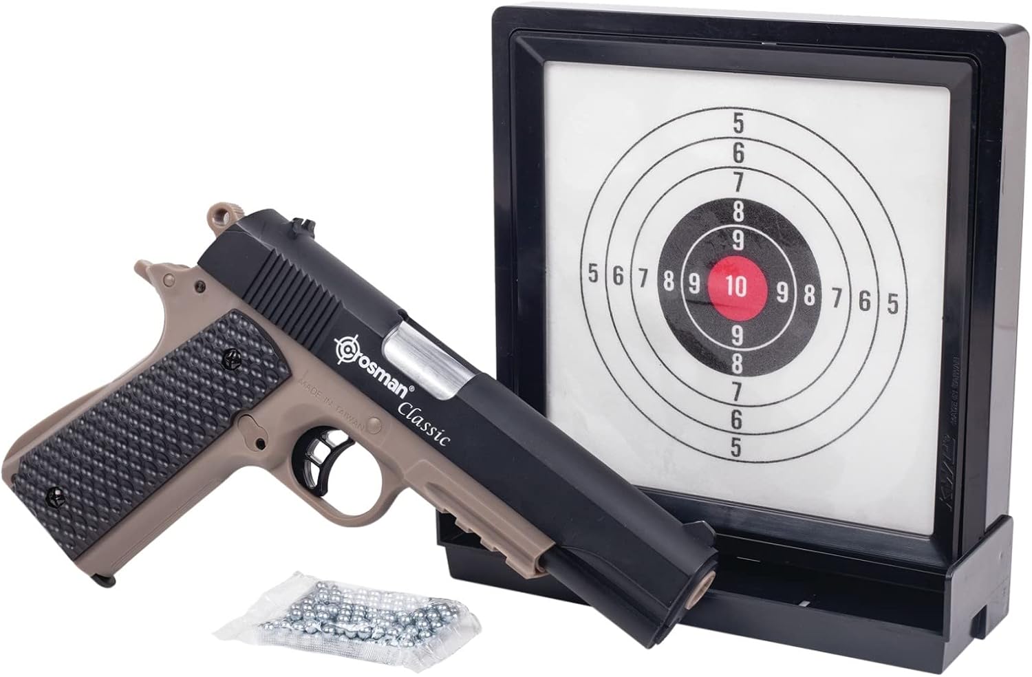Crosman S1911KT Classic 1911 Spring-Powered Air Pistol Kit