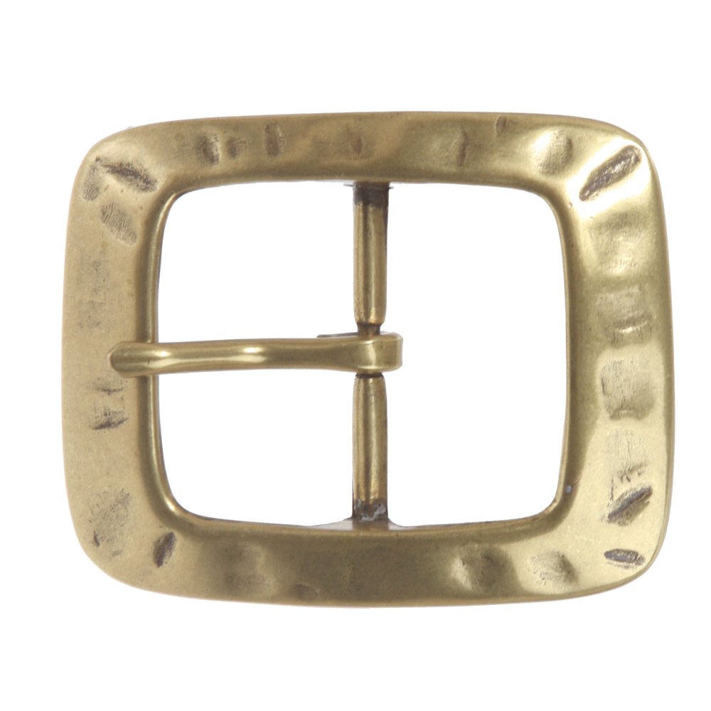 Beltiscool - Fibbia rettangolare per cintura da uomo, 39 mm ottone Taglia unica