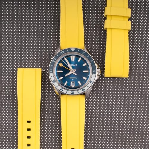 Image of StrapHabit Quick Release Rubber Watch Strap Band FKM 20mm 22mm 24mm