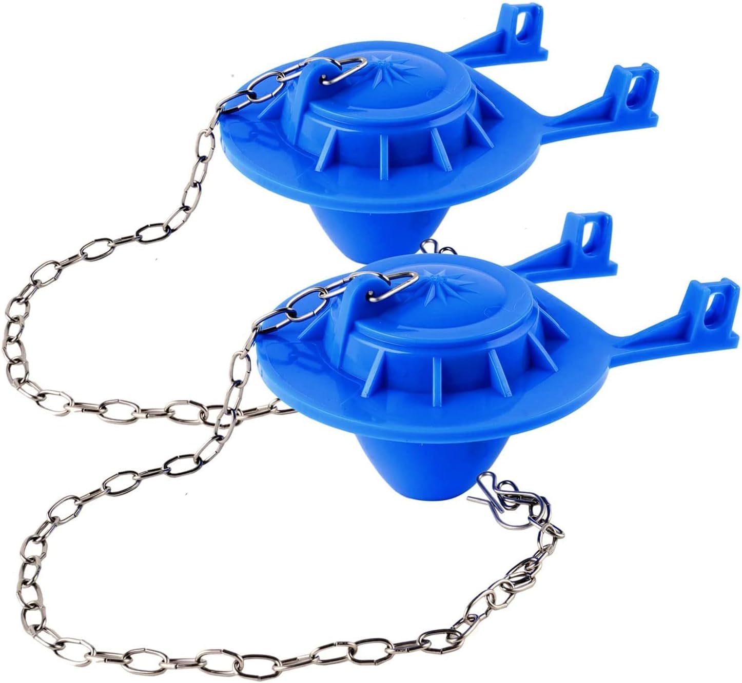 Amazon.co.jp ユニバーサルトイレフラッパー 交換用 2インチフラッシュバルブ用 ステンレスチェーン付き 高性能 節水 フラッパー