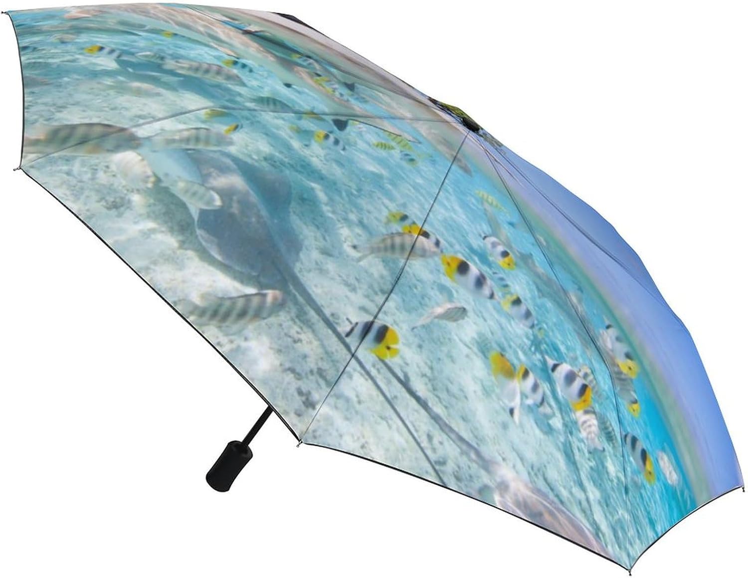 Custom 3 Fold Auto Umbrella Add Logo Text Name Image Design Your Own Personalized Travel Umbrella with Auto Open & Close