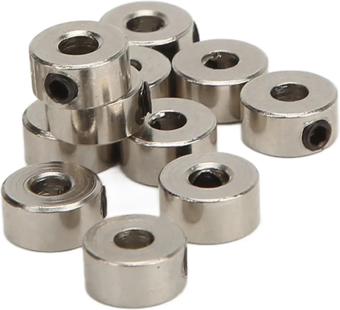 Wał napędowy 10 szt. 2,1 mm 3, 4, 5, 6, 7, 8, Model RC Metalowa blokada koła Kołnierz wału osi tuleja(10PCS 6.1x11mm)
