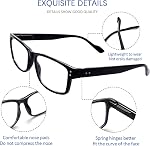 6 Pack Blue Light Blocking Reading Glasses for Women Men Quality Computer Readers Anti Eye strain Glare Eyeglasses