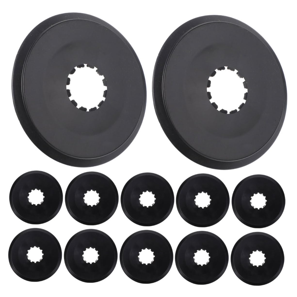 Toddmomy 12pcs Bike Wheel Set Protection Sprocket Chainring Guards Lightweight for Mountain Bikes