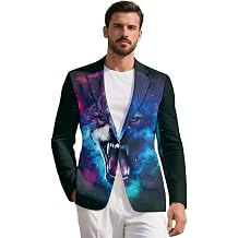 Mens Casual Blazer Sport Coat Summer Fashion Gentleman Lightweight One Button Business Suit Jackets