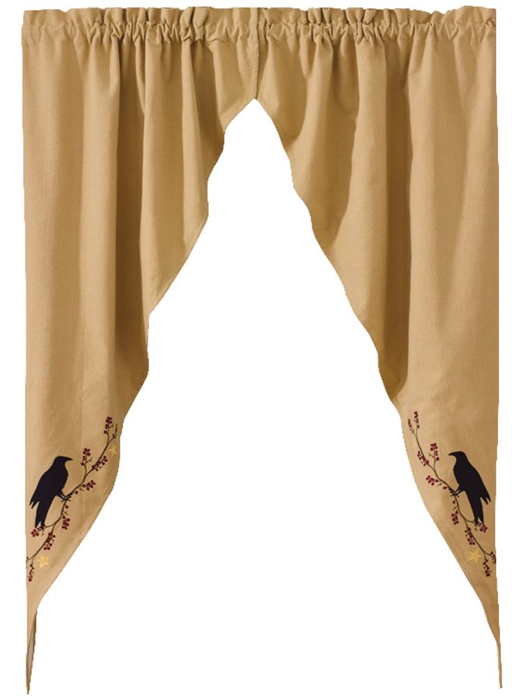 Primitive Crow Curtains Curtains & Drapes 2023