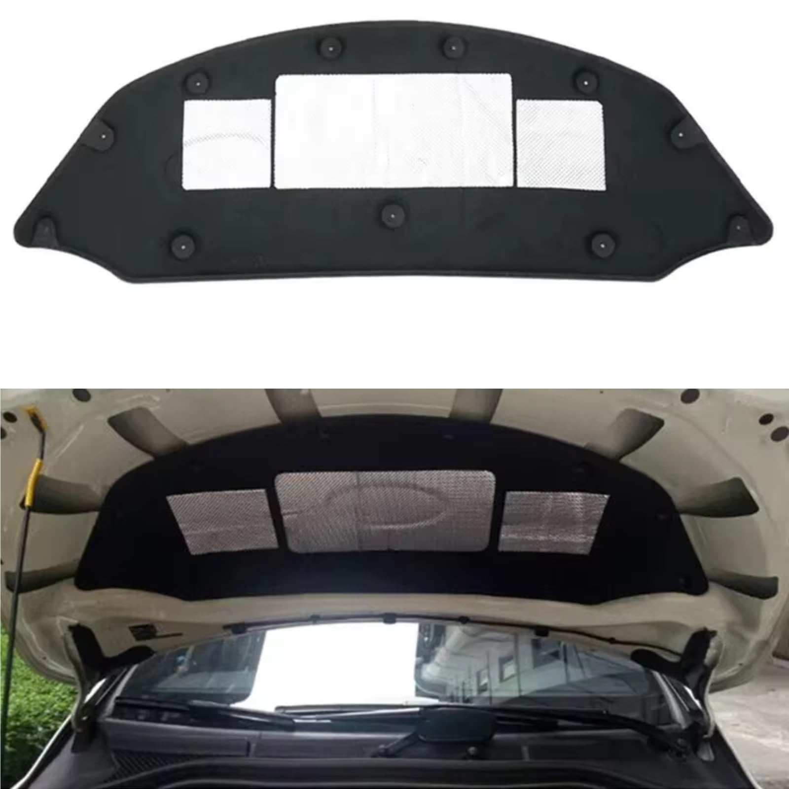 Dämmung Haube Vordere Haube Motor Schalldämmung Pad Wärme Schallschutz Baumwolle Kompatibel Mit Benz Für B-Klasse Für W246 B180 B200 2012-2018