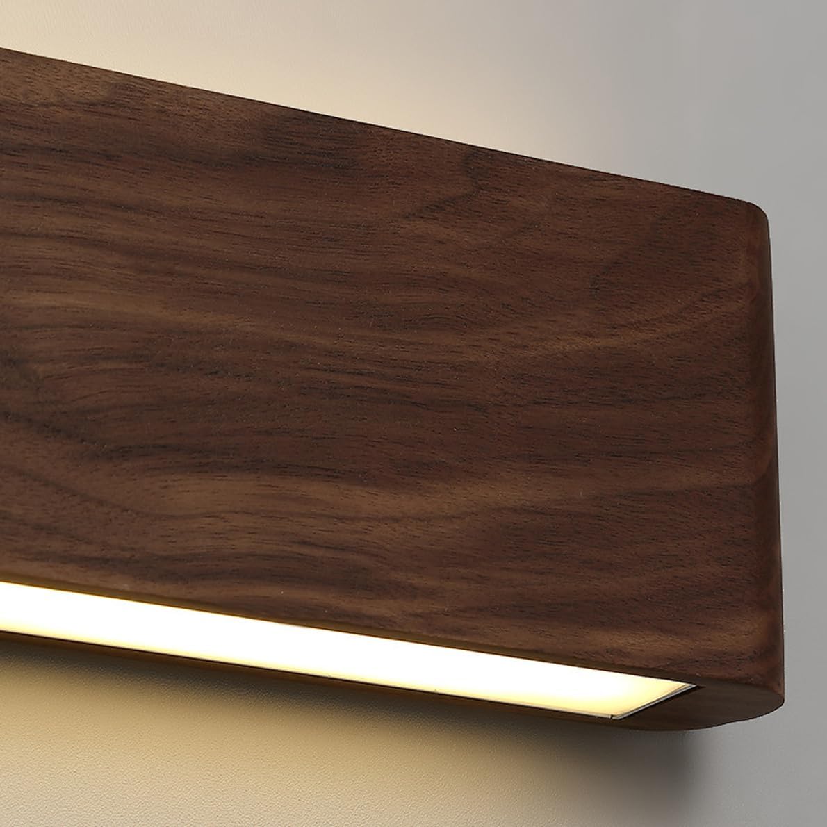 Modern Wooden LED Wall Lamp with Dimmable 3000/4000/6000K Light - Step Lights for Hallway & Bedroom, Indoor Lighting
