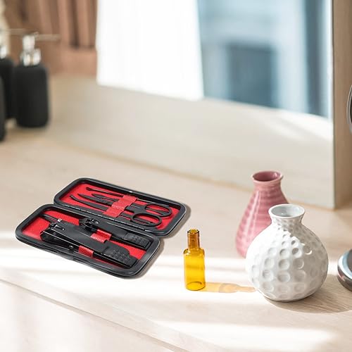 Miniatura 9 de Juego de 8 piezas de cortaúñas, juego de manicura prémium para mujeres y hombres, de acero inoxidable, herramientas para el cuidado de las uñas,